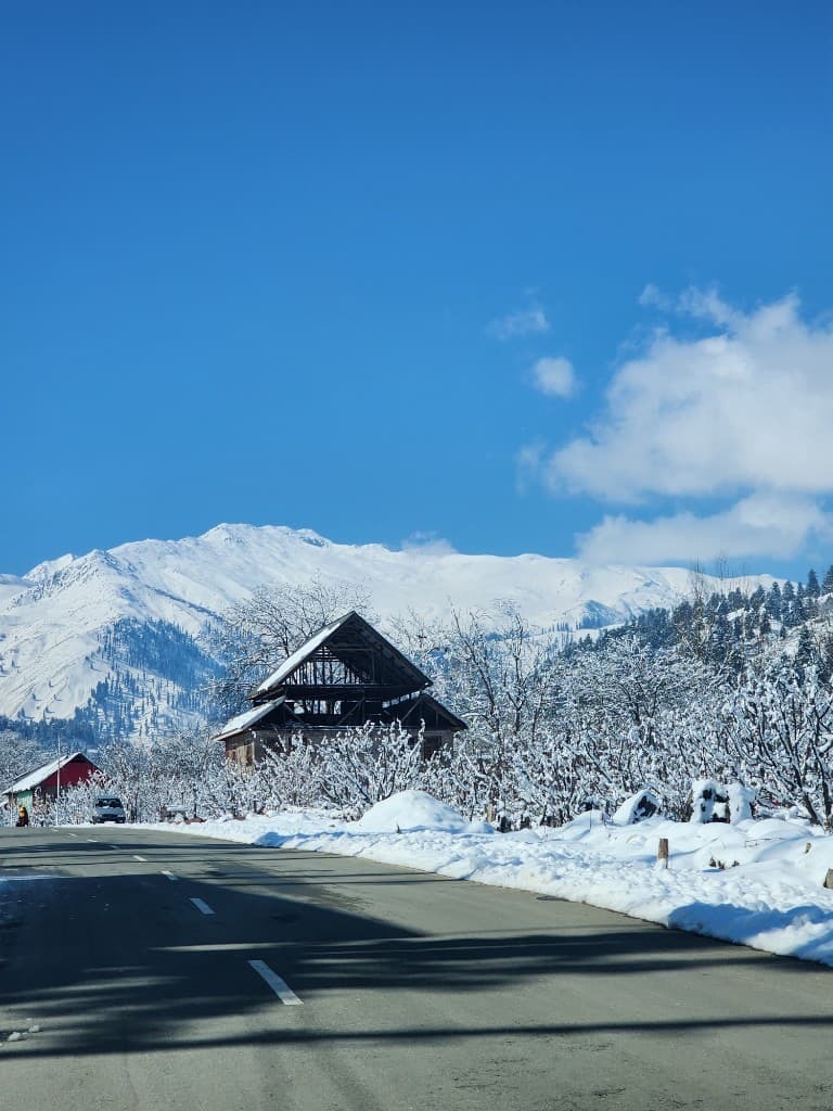 Winter Mountain House